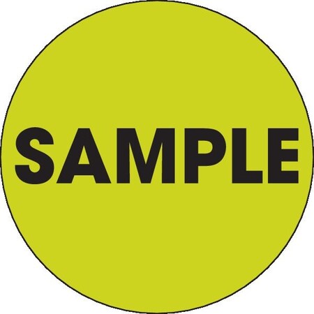 Decker Tape Products Label, DL3558, SAMPLE, 2" DL3558